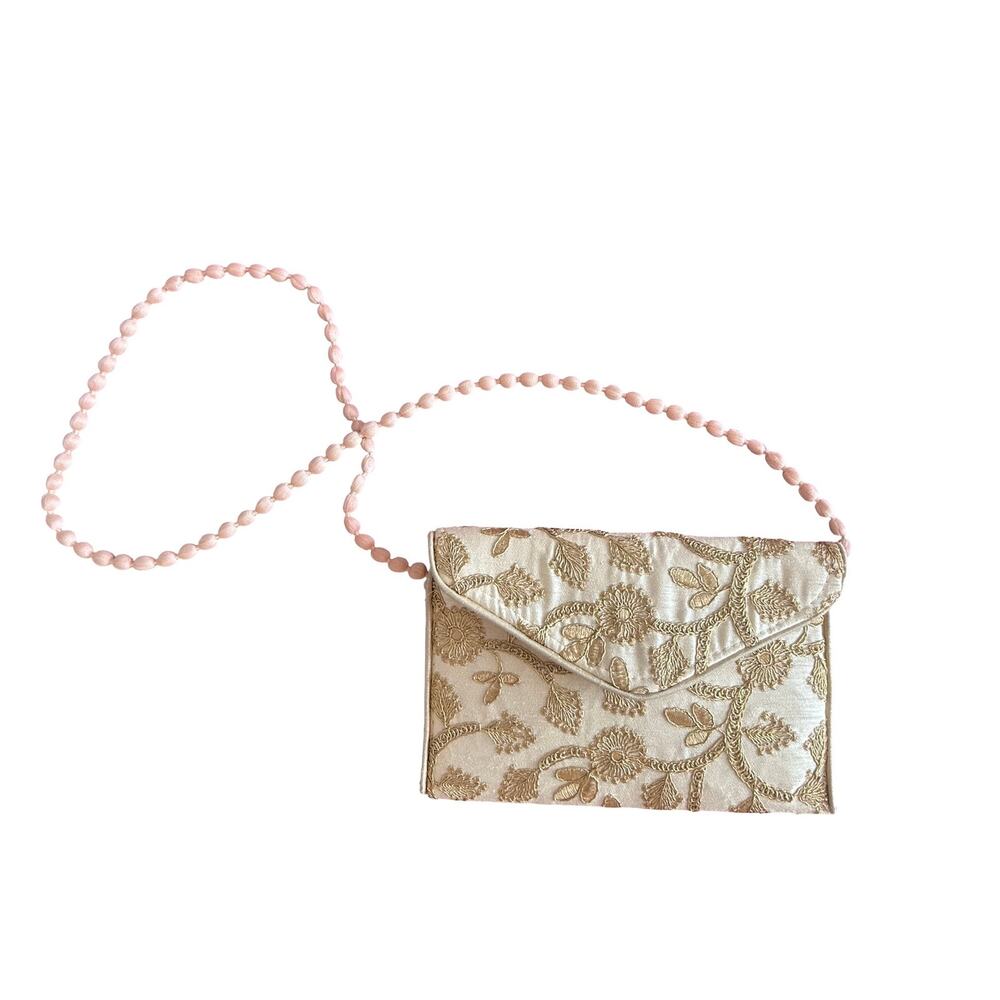 Vintage Gold Embroidered Purse